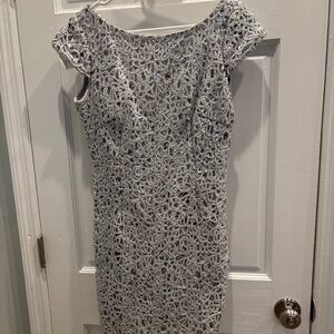 Silver sequence dress